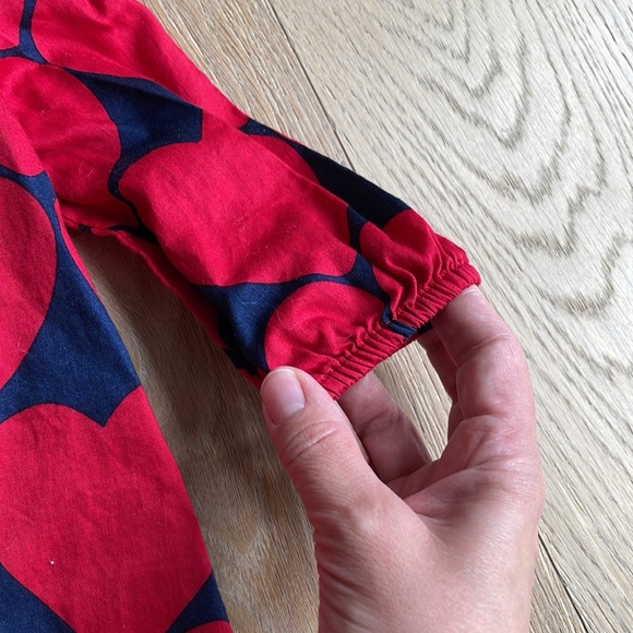 Baby Gap Navy and Red Heart Dress 6-12 months - Picture 3 of 6